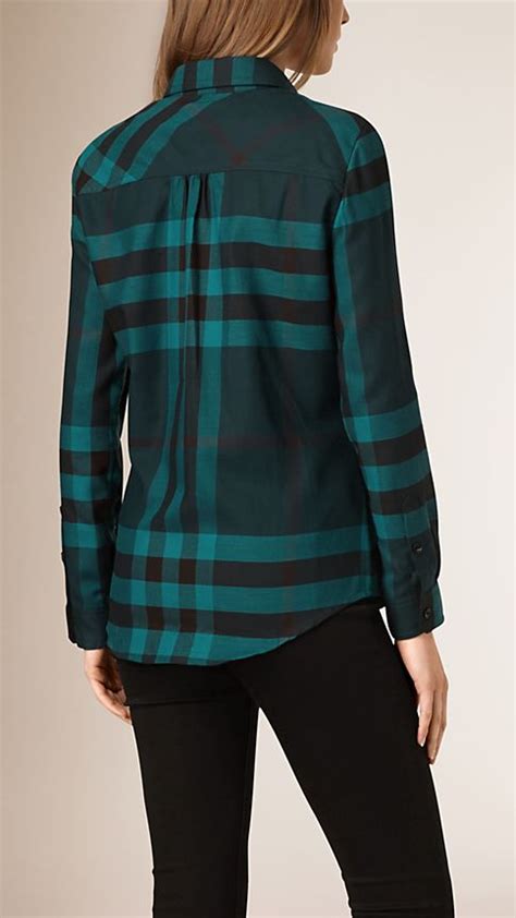 teal burberry shirt|burberry store online.